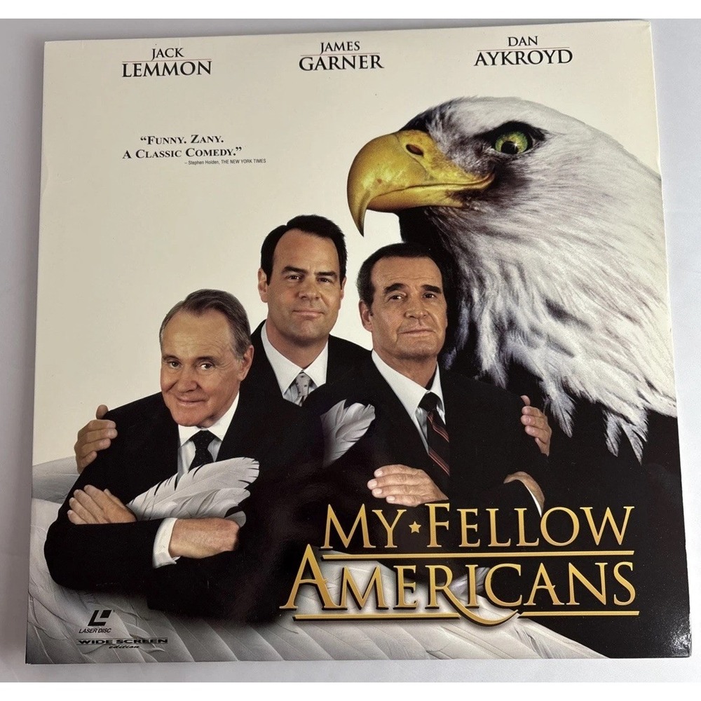 My Fellow Americans (Laserdisc, 1997) Jack Lemmon James Garner Dan Aykroyd‎